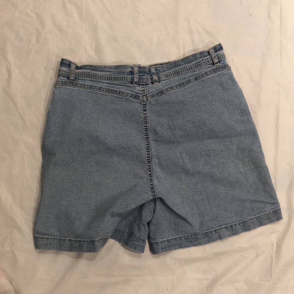 Gloria Vanderbilt Demin Jean Shorts size 14 - Picture 14 of 16